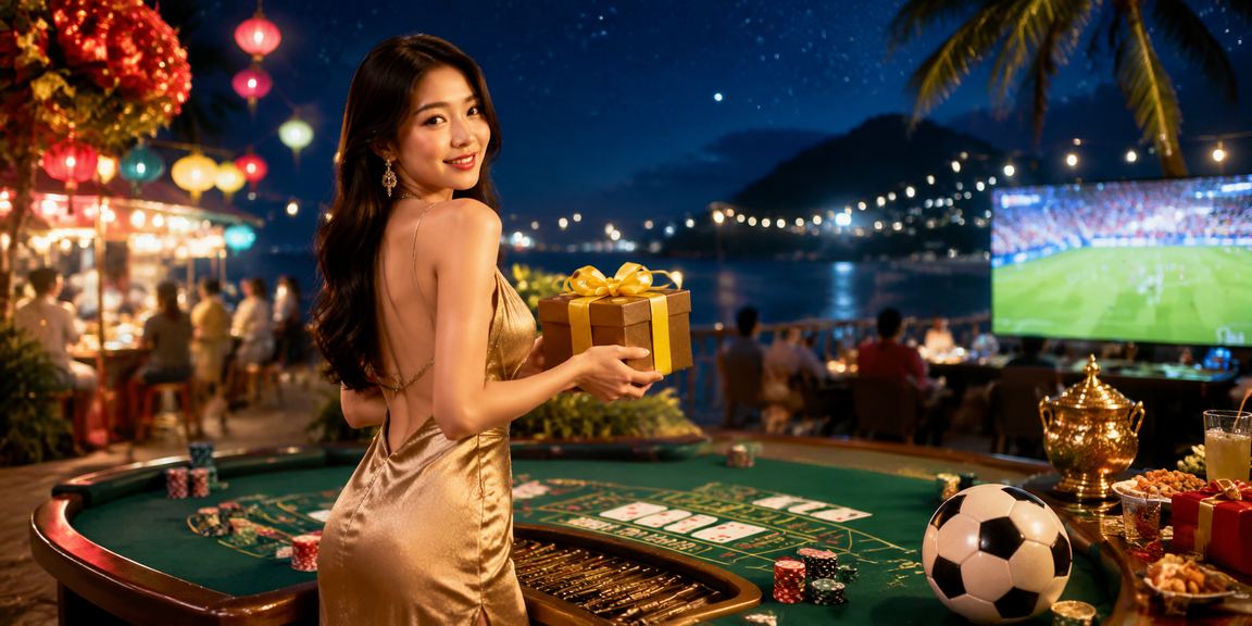 Không khí chợ đêm Phú Quốc với người chơi baccarat qua điện thoại di động